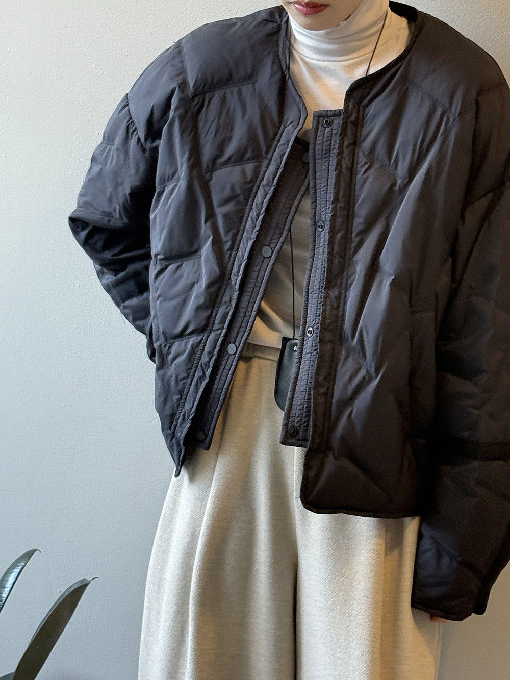 【Y82653】實拍輕保暖羽絨外套(含90％白鴨絨)251016