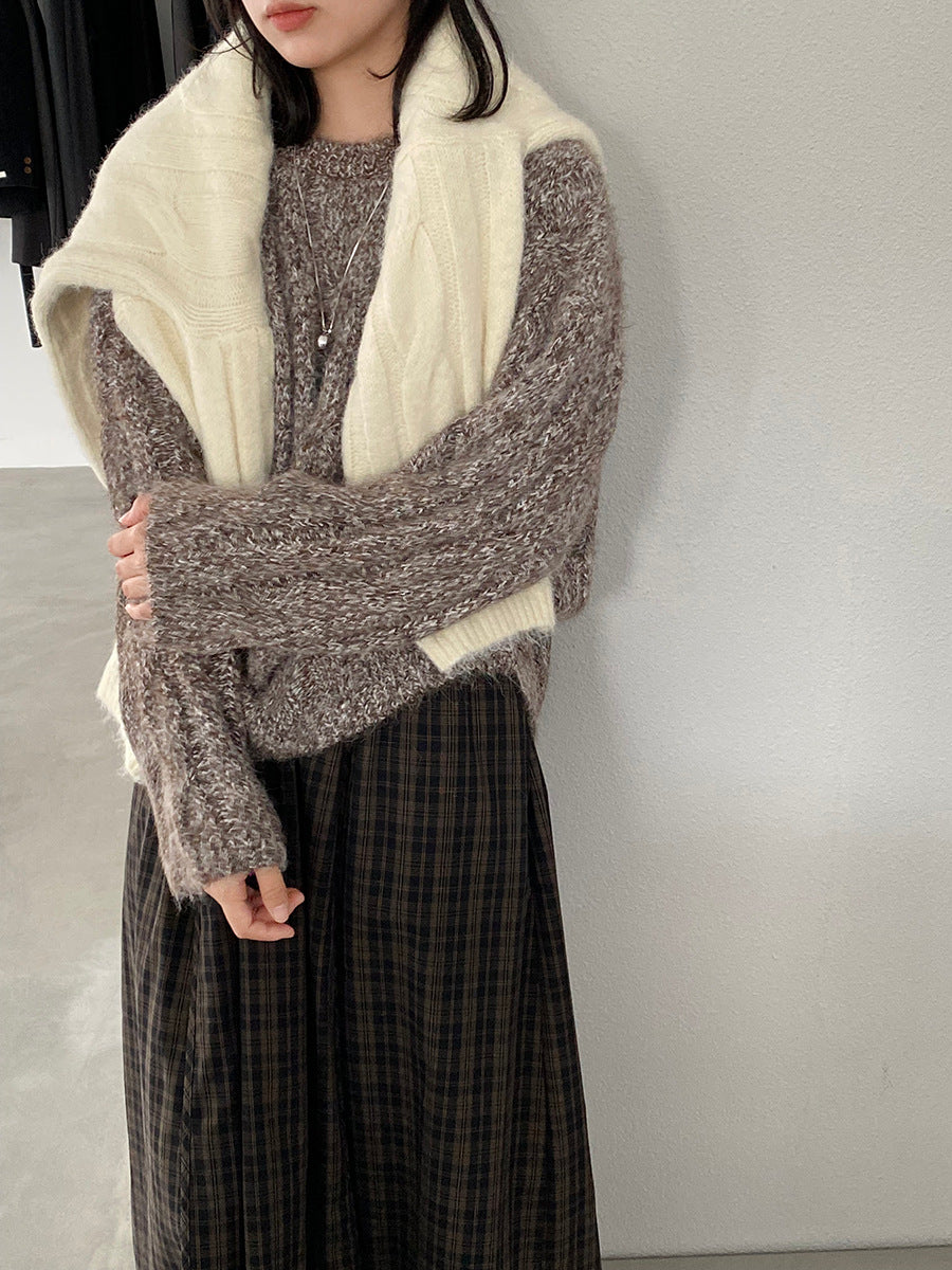 【cimz0307】實拍高級軟糯加厚針織毛衣(羊毛8％）251201