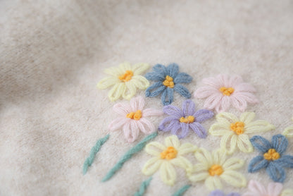 【LD11038】實拍立體小花針織衫251202