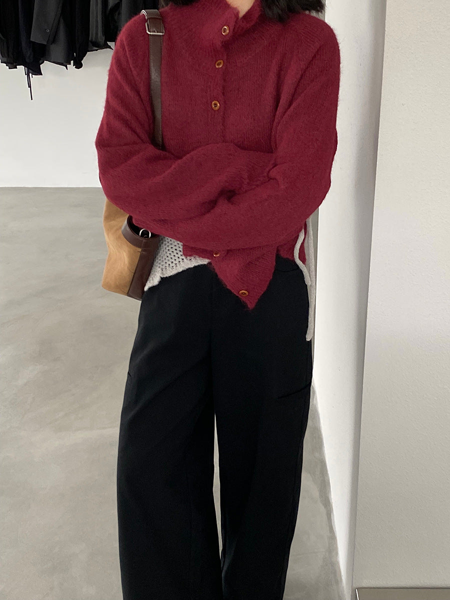 【cim8616】實拍質感加厚慵懒態度高領針織毛衣251114