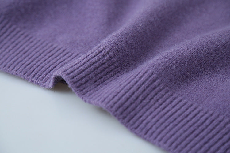 【LD3281】實拍慵懶寬鬆棉羊絨針織毛衣251103