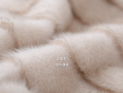 【LD11042】實拍皮毛一體立領拉鍊背心外套251202