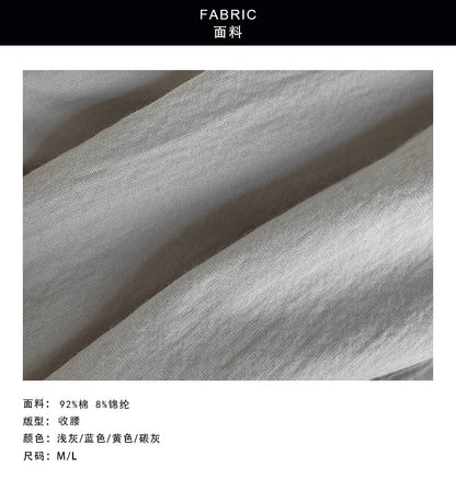 【cimM8753】OL上班族必備！韓版簡約翻領收腰綁帶/繫帶顯瘦長洋裝260604