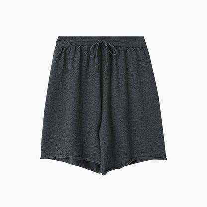 【L3147】實拍初秋掛脖吊帶+開衫外套+短褲針織（含羊毛6％） 250827