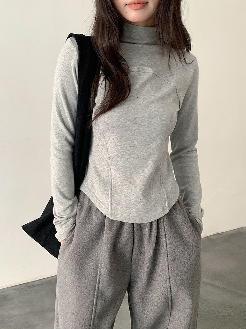 【LD11047】實拍休閒加絨加厚彎刀褲251202