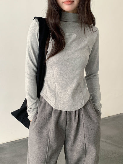 【LD11047】實拍休閒加絨加厚彎刀褲251202