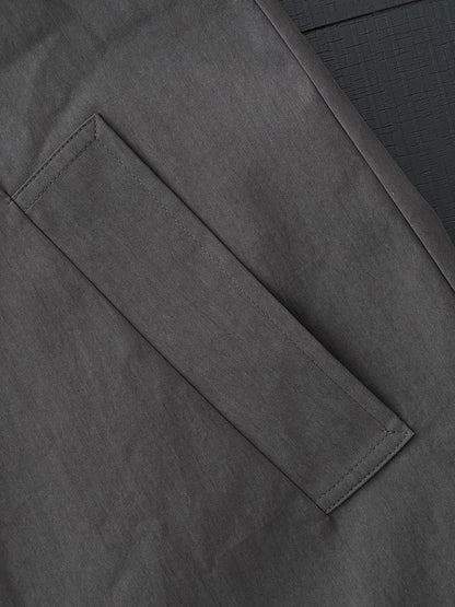 【cim1659】實拍秋冬復古英倫翻領風衣外套＋繫帶251030