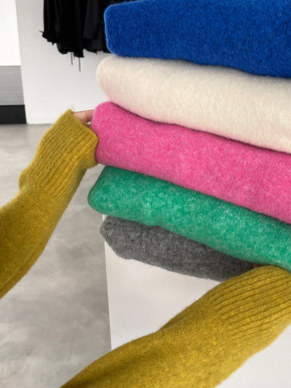 【cim5921】實拍冬季簡約保暖舒適針織毛衣（含羊毛5％）251114