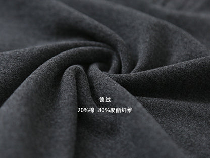 【LD11028】實拍德絨舒適極簡半拉鍊連帽衞衣251124