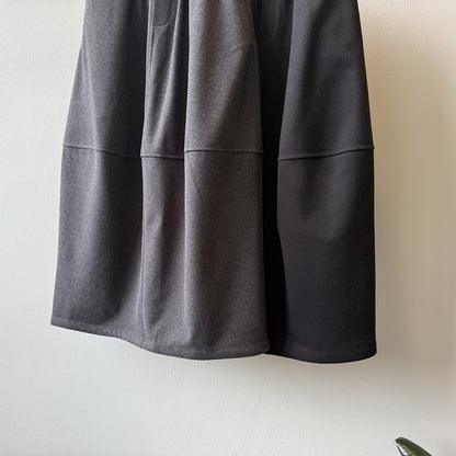 【Y82671】 實拍秋冬氣質花苞毛呢A字裙251023