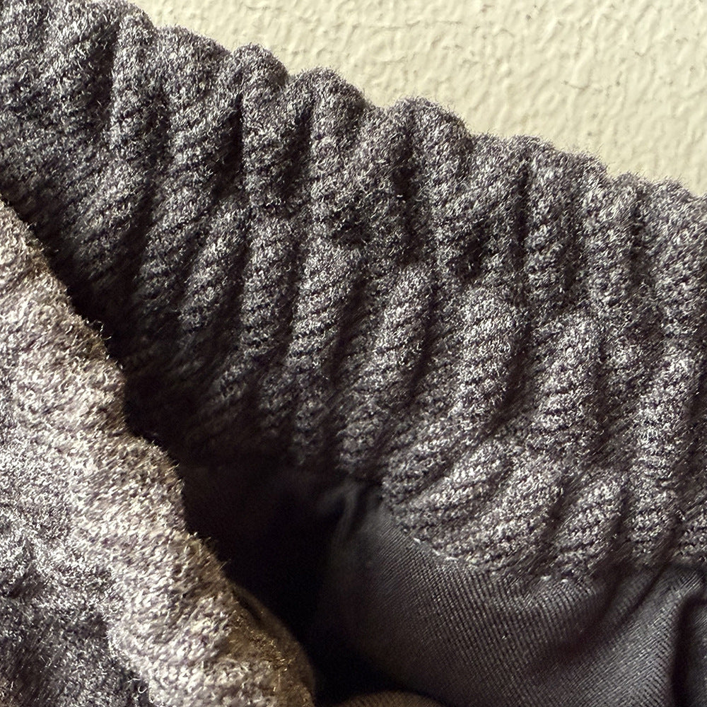 【Y82671】 實拍秋冬氣質花苞毛呢A字裙251023