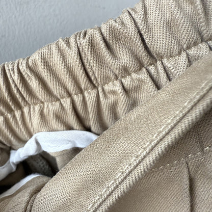 【Y82590】實拍顯瘦高腰九分彎刀氣球褲250911