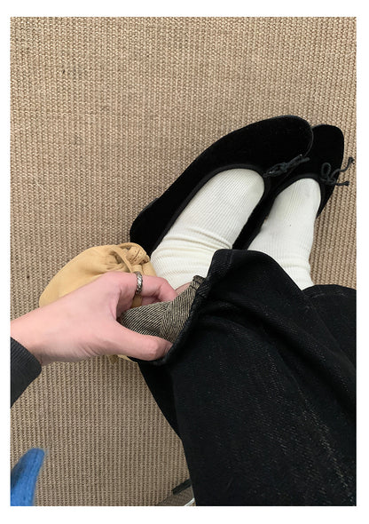 【H560】實拍加厚磨毛高腰微喇牛仔褲251021