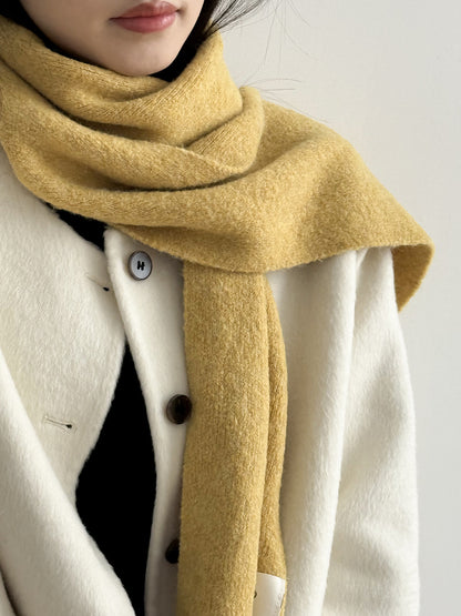 【Y2505】實拍氣質高級感混羊毛針織圍巾251201