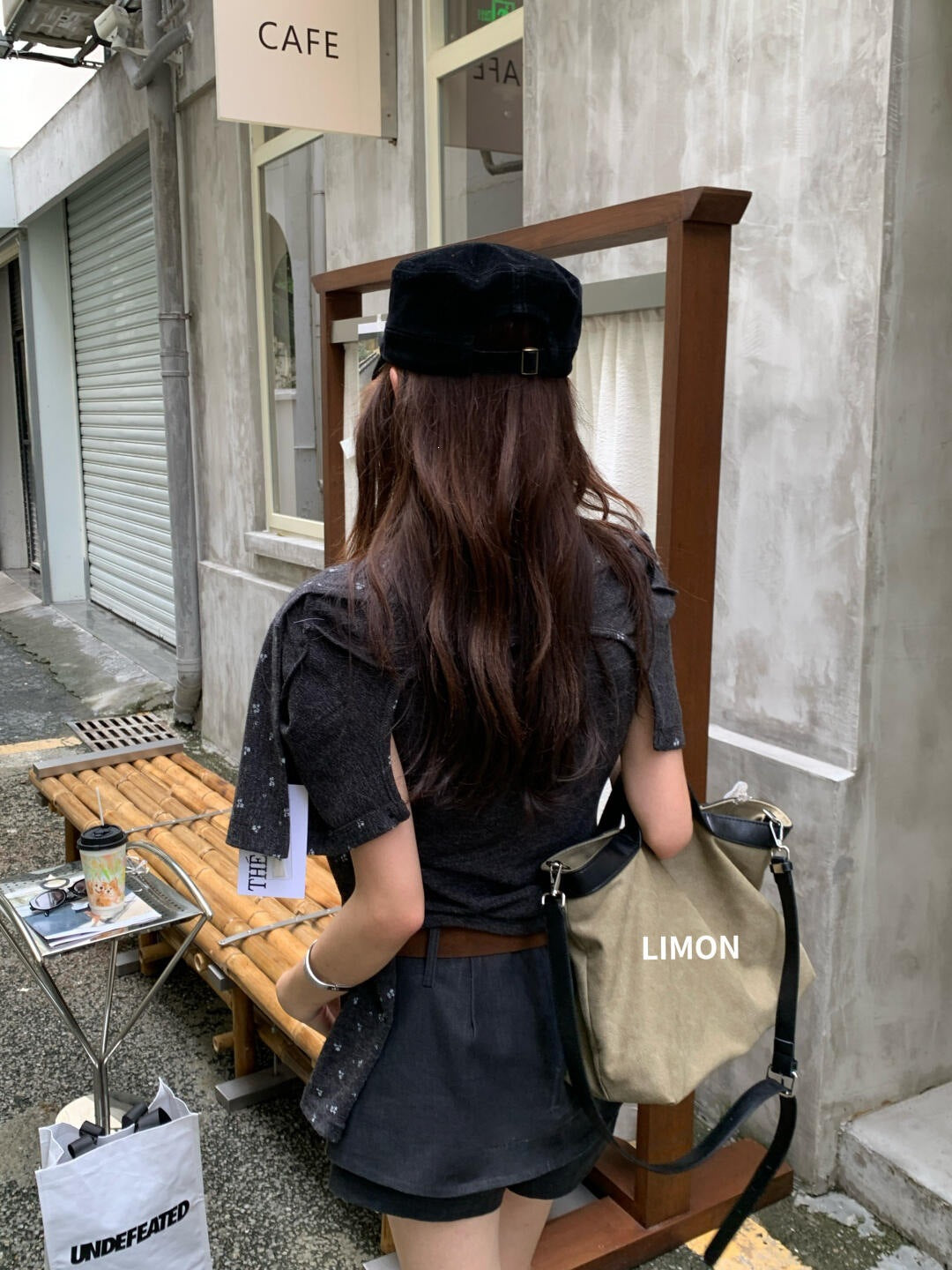 【L11280】檸檬家時髦復古・碎花短版針織小外套與背心套裝260909