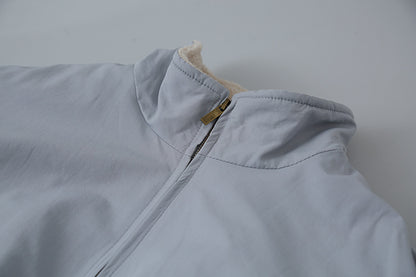 【LD11031】實拍冬天高級感加厚立領羊羔毛保暖夾克外套251124