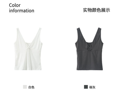 【H5255】實拍夏天修身無袖針織背心250513