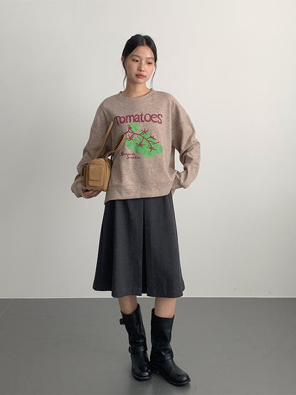 【LD3292】實拍秋冬字母印花加絨衞衣251103