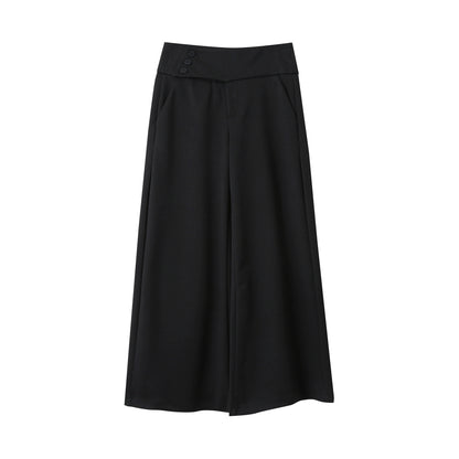 【LD11048】實拍S~XL秋冬毛呢厚款高腰直筒褲251202