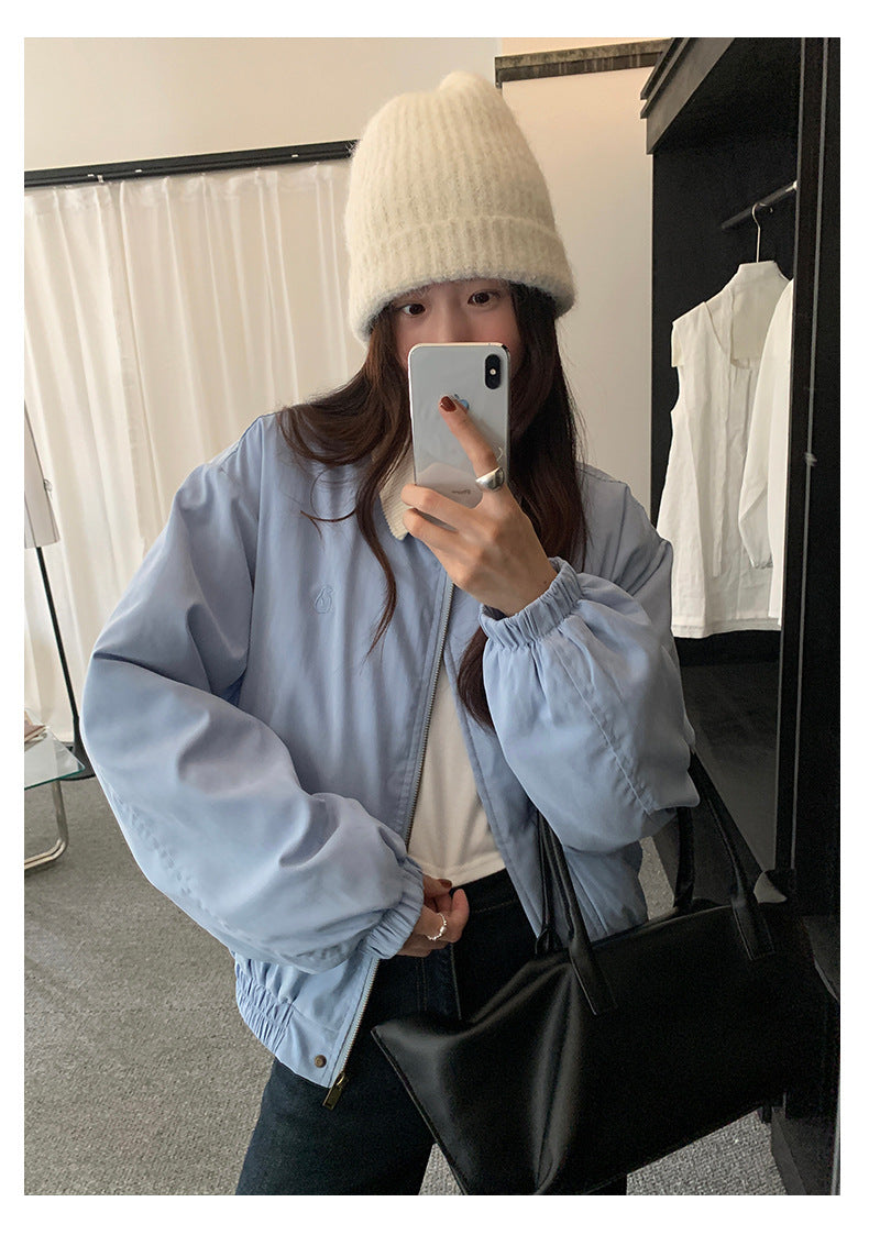 【H5489】實拍復古鋪棉保暖風衣外套251109