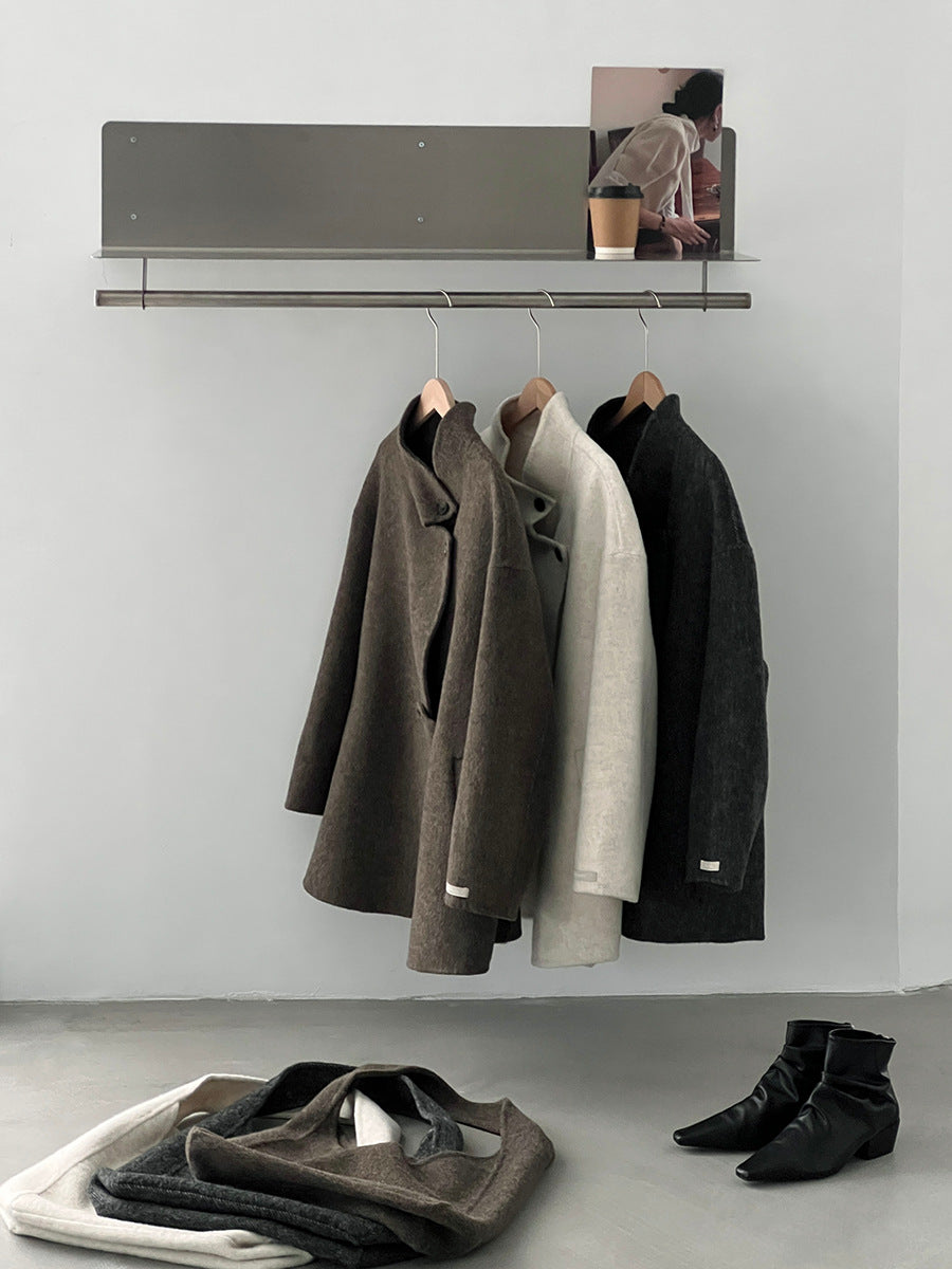 【cim2517】實拍蘇黎世冬日立領雙面呢毛呢外套大衣(100羊毛)251030