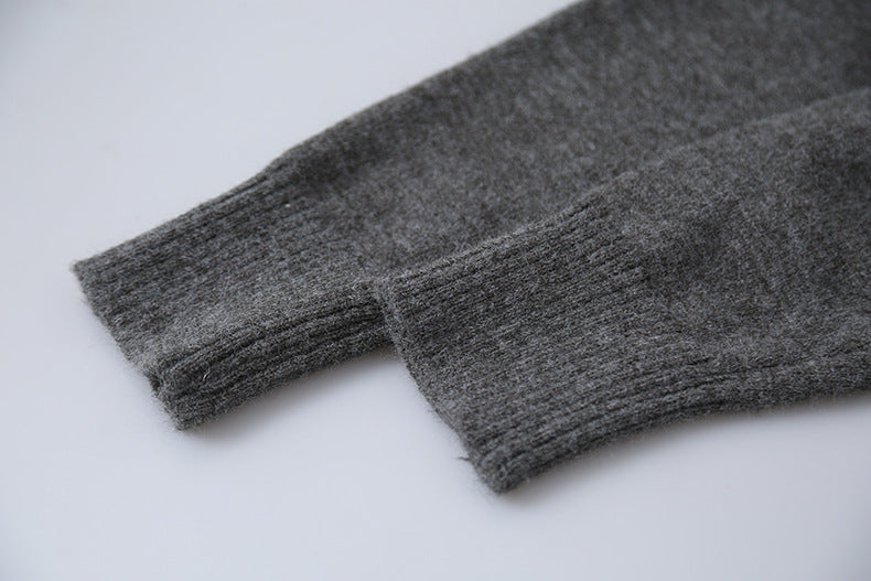 【LD11062】實拍慵懶高級感北極融針織毛衣（可拉一字肩）251209