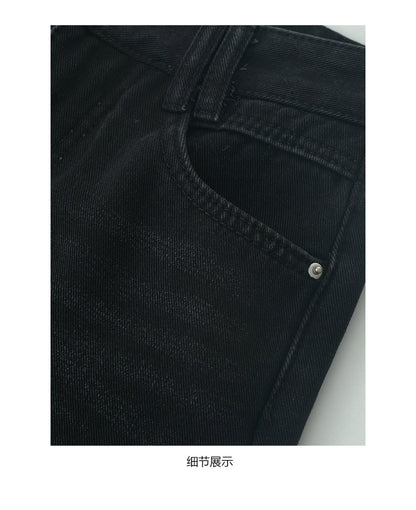 【H5509】實拍S~XL復古加絨加厚高腰直筒牛仔褲251118