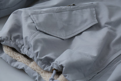 【LD11031】實拍冬天高級感加厚立領羊羔毛保暖夾克外套251124