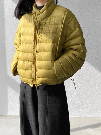 【cimz6383】實拍高領寶款排骨白鴨絨外套（白鴨絨90）251120