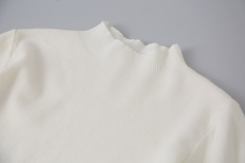 【LD11065】實拍半高領針織衫+針織背心251209