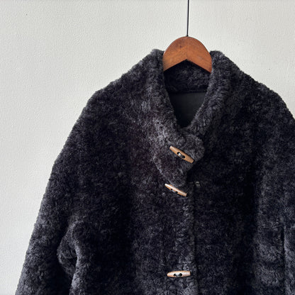 【Y7097】實拍冬季慵懒可愛牛角扣羊羔毛厚外套251113