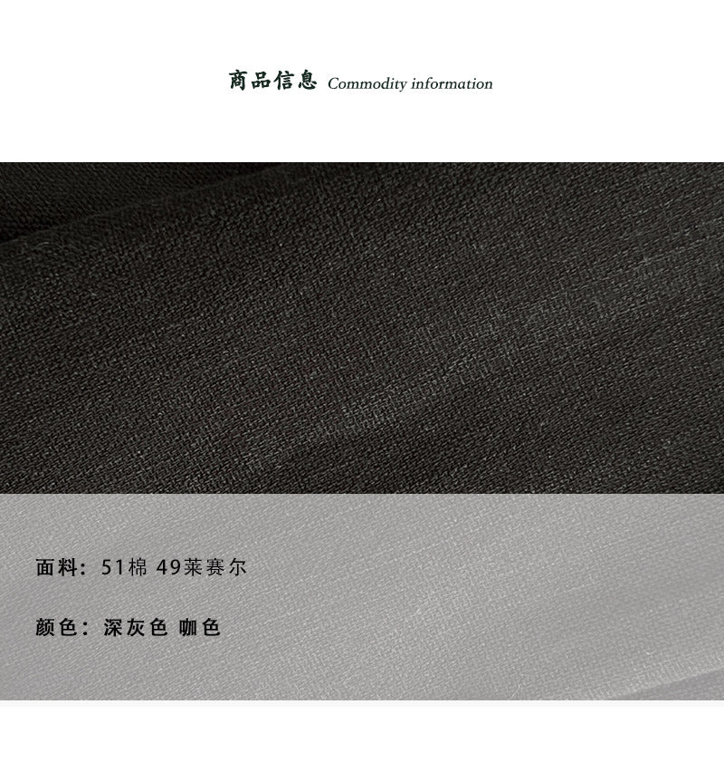 【cimz26805】S~XL率性街頭・工裝風高腰多口袋直筒休閒寬褲260924