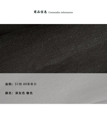 【cimz26805】S~XL率性街頭・工裝風高腰多口袋直筒休閒寬褲260924