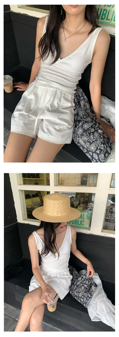 【H5255】實拍夏天修身無袖針織背心250513