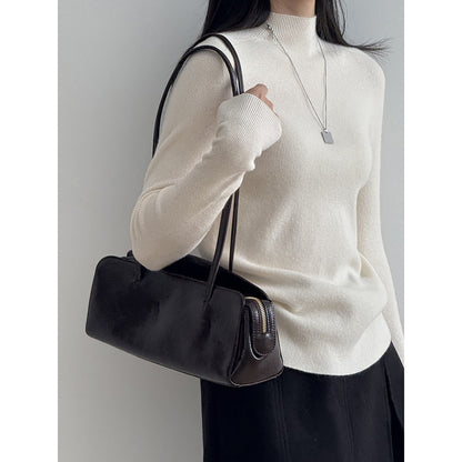 【Y315】實拍高級感半高領針織衫（棉羊毛4%)251106