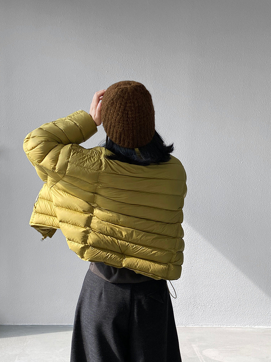 【cimz6383】實拍高領寶款排骨白鴨絨外套（白鴨絨90）251120