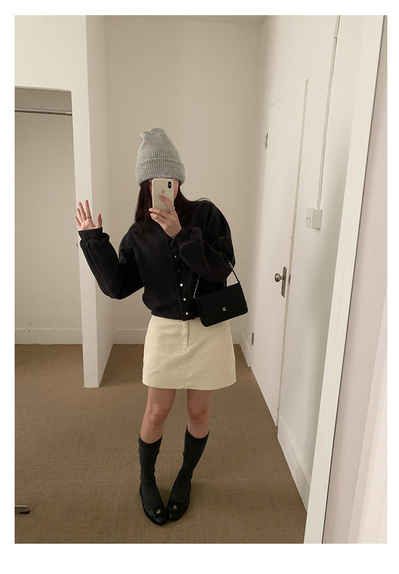 【H567】實拍秋冬挺版圓領棒球服外套251021