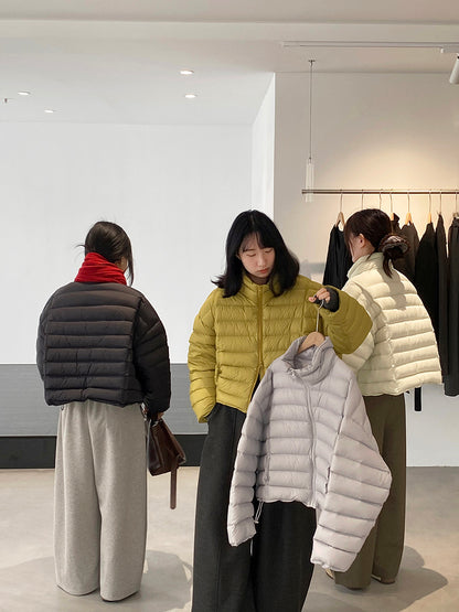 【cimz6383】實拍高領寶款排骨白鴨絨外套（白鴨絨90）251120