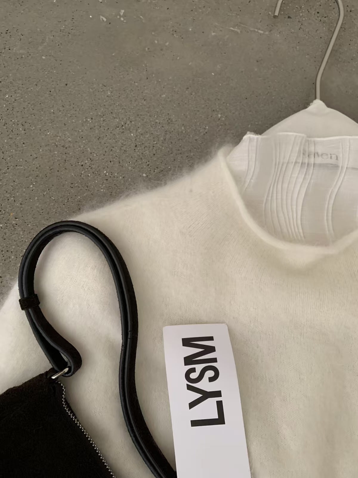 【LS5033】IMISS2026高質感親膚・羊絨保暖疊穿短袖毛衣260921