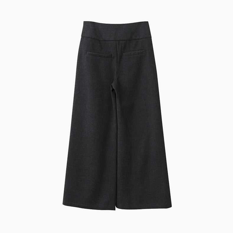 【LD11048】實拍S~XL秋冬毛呢厚款高腰直筒褲251202