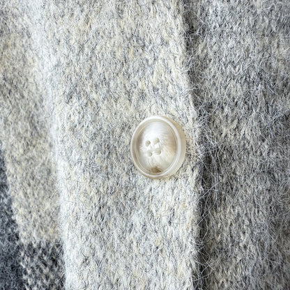 【YP2576】 實拍日系復古格子針織馬甲(含羊毛3%) 251023