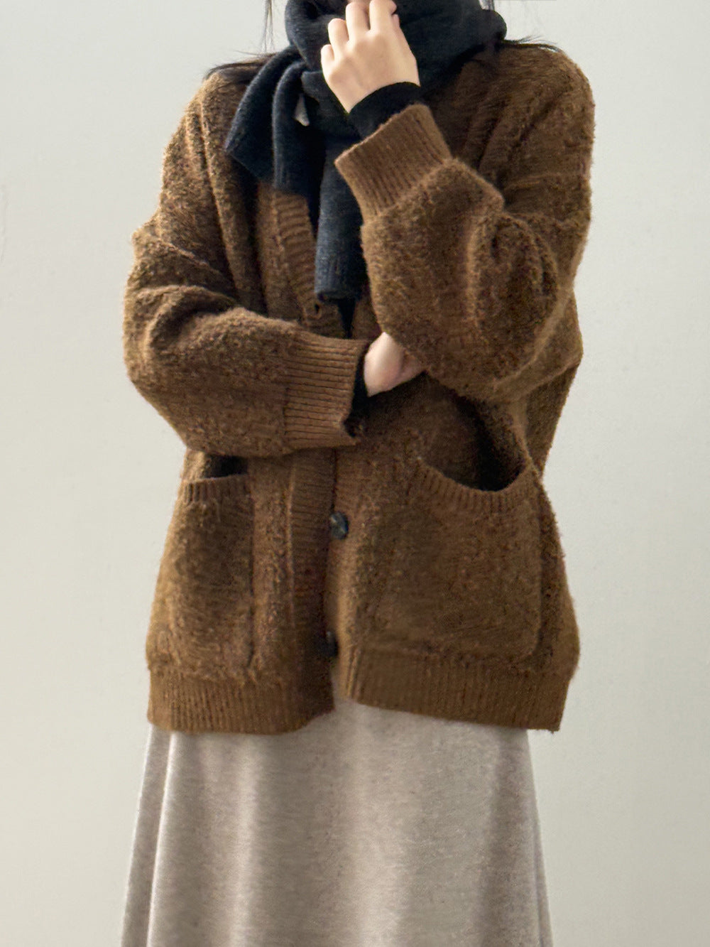 【Y237】實拍慵懶針織毛衣外套(含羊毛6%)251106