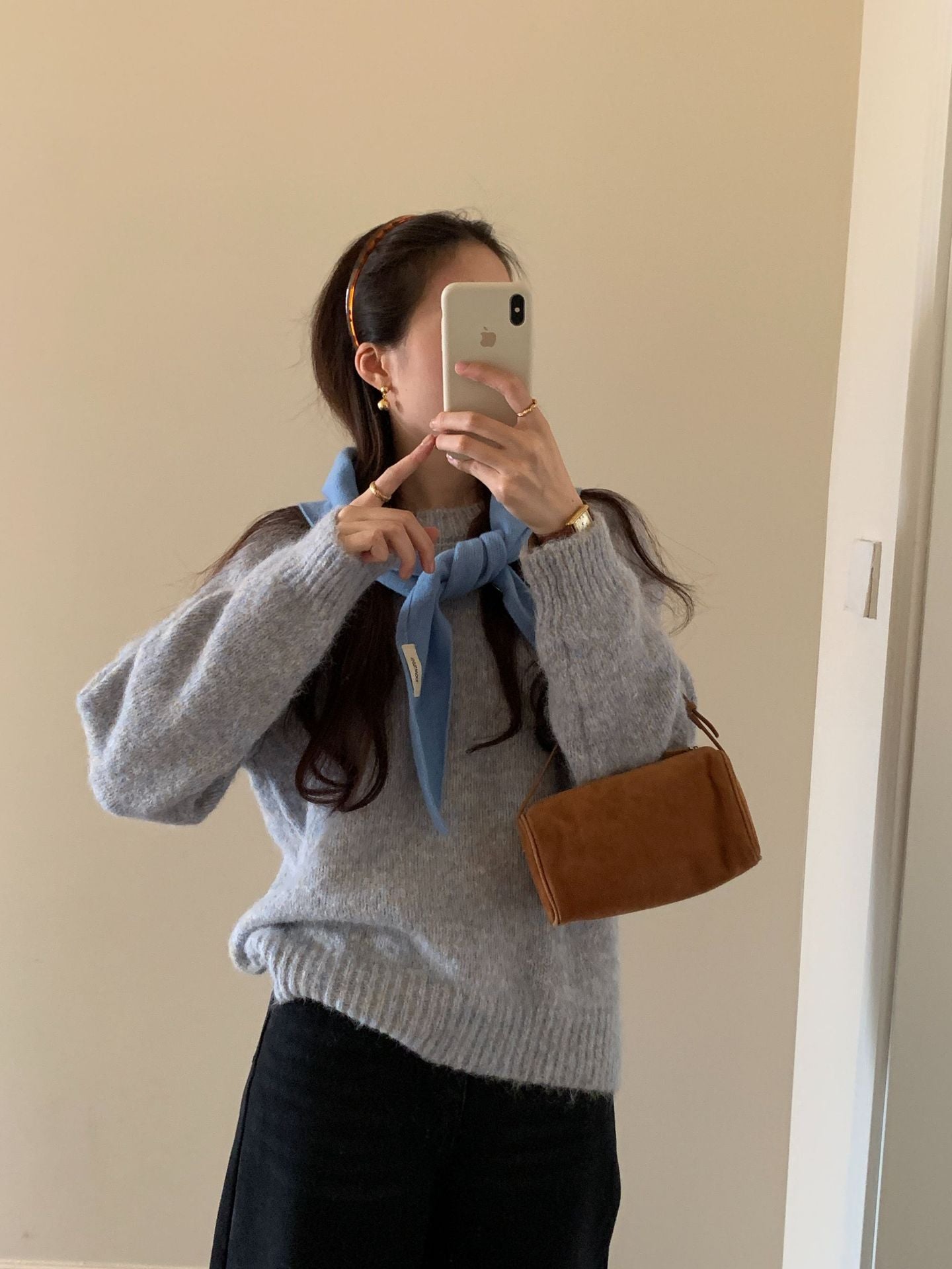 【H5505】實拍復古氣質花紗加厚針織毛衣251118