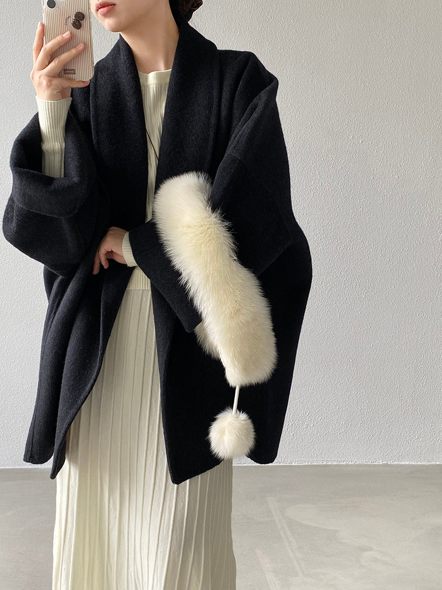 【cimz519】實拍冬天澳羊毛100%雙面呢大衣外套251201