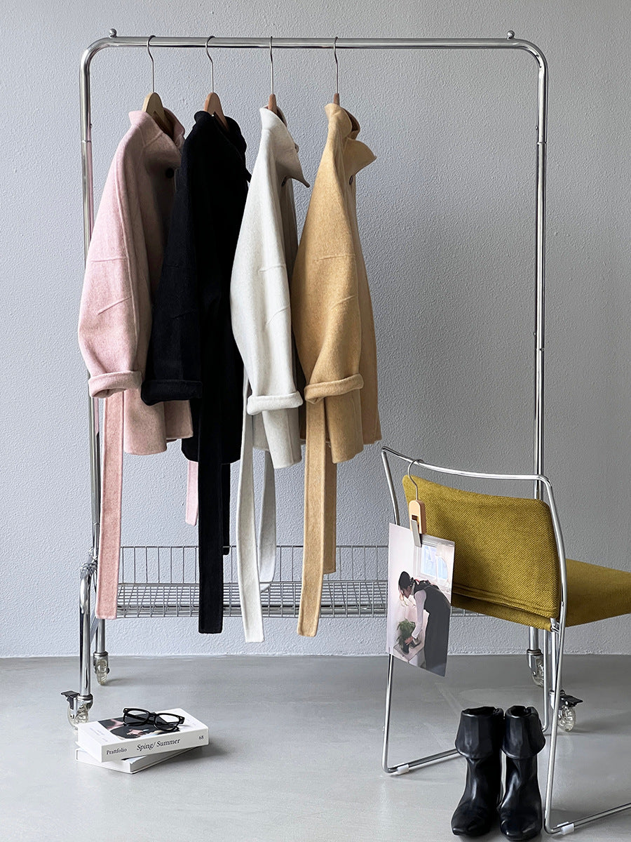 【cimzD6616】實拍高級大氣款雙面羊毛呢廓形外套大衣（100羊毛）251120