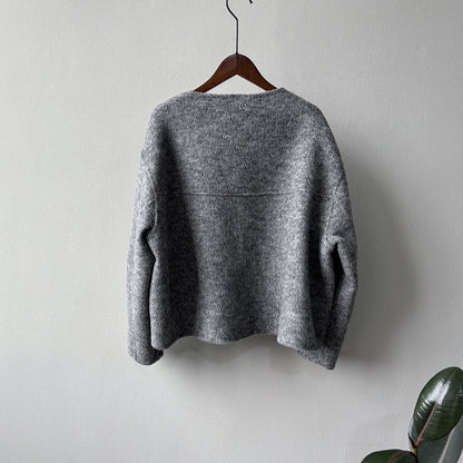 【Y8522】實拍高單氣質簡約綿羊毛呢外套（棉羊毛52%)251106