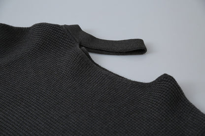 【LD11029】實拍韓系掛脖鏤空露肩針織毛衣251124