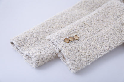 【LD9507】實拍高級感小香風粗花呢子外套251110