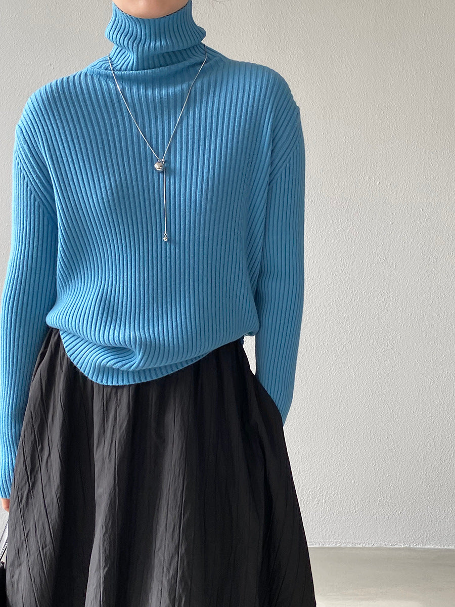 【cimz1388】實拍高領加厚高級感針織毛衣251128