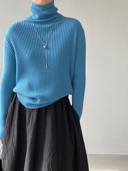 【cimz1388】實拍高領加厚高級感針織毛衣251128